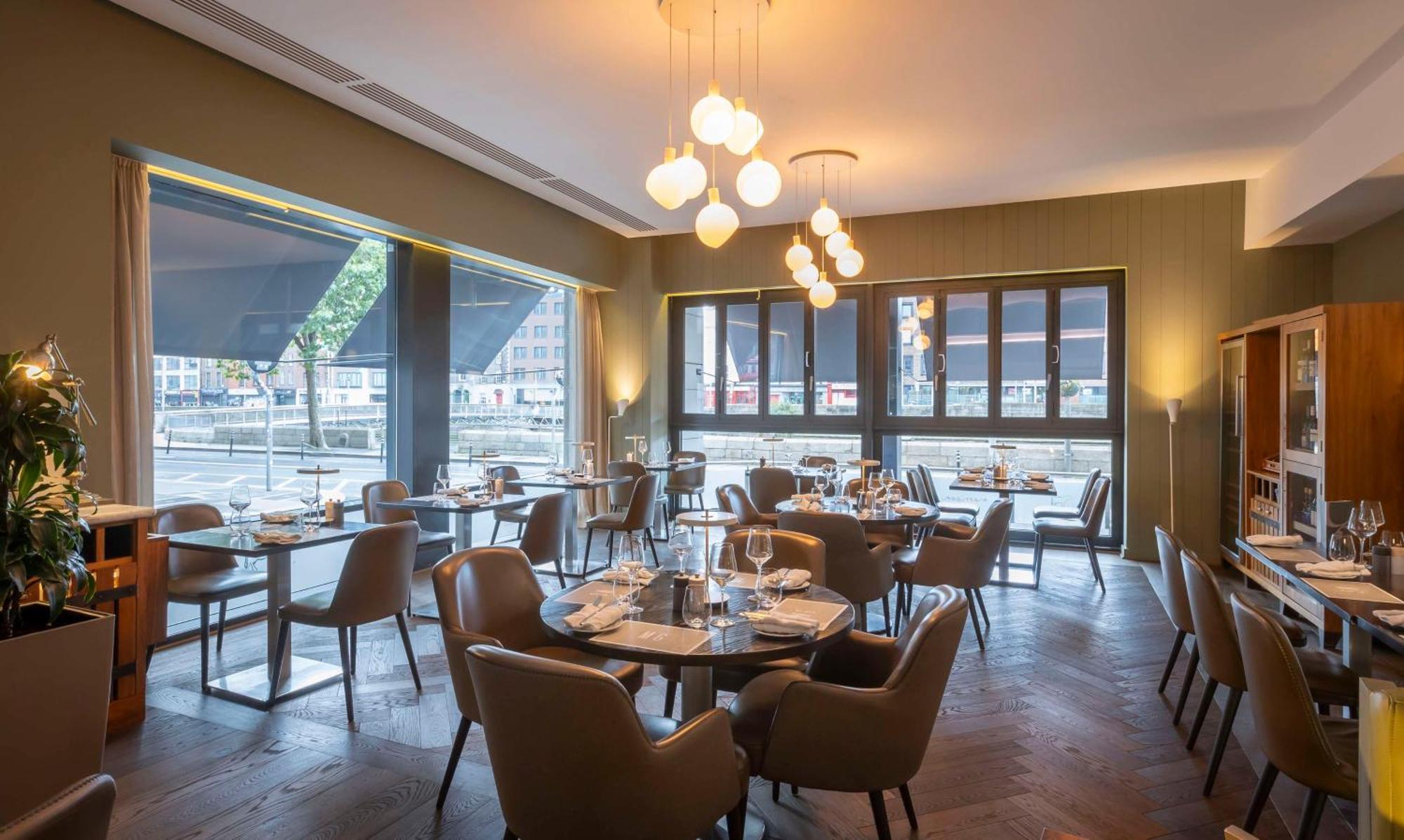 Готель The Morrison Dublin, Curio Collection By Hilton Екстер'єр фото The interior of the restaurant
